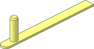 ~Train Track 12V Slotted Point: Actuating Pin