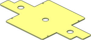 ~Train Track  9V Switch Command Rod Conductor Plate