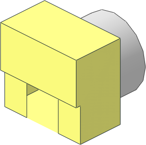 ~Electric Technic Motor  9V Geared (480RPM) Inside