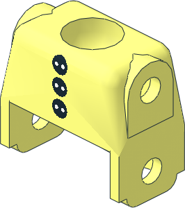 Figure Fabuland Torso with Three Black Buttons