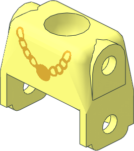 Figure Fabuland Torso with Gold Chain Necklace