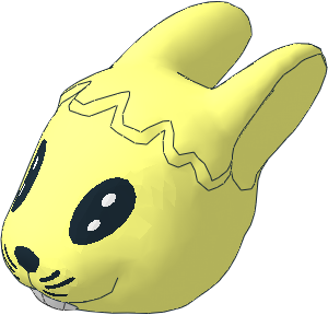 ~Figure Fabuland Bunny Head  1