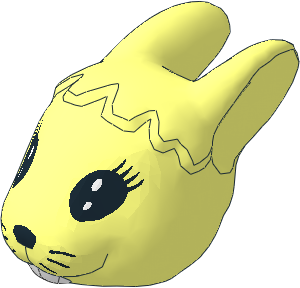 ~Figure Fabuland Bunny Head  2