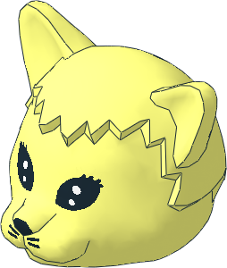 ~Figure Fabuland Cat Head  1