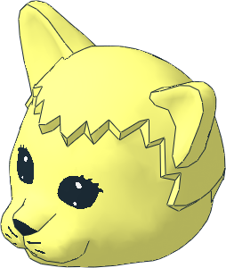 ~Figure Fabuland Cat Head  2