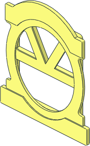 ~Window Fabuland Round with One Semicircular and Three Sextant Panes