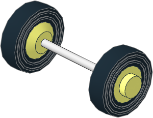 ~Axle Steel  4 x 72 LDU with Two Wheels  4 x  8 with Tyres  4/ 80 x  8 Single Smooth Type 1