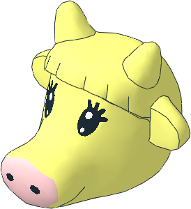 ~Figure Fabuland Cow Head