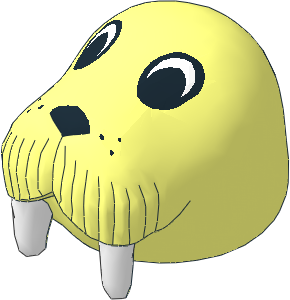 ~Figure Fabuland Walrus Head  2