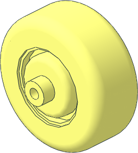 Wheel  8 x 19 with Integral Axle
