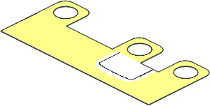 Minifig Skirt  1.4L with Straight Bottom with White Apron with Lace Pattern