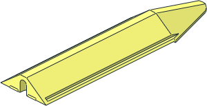 Electric Light & Sound Insectoid Tail  4 x 20 x  4.333 Side Prism