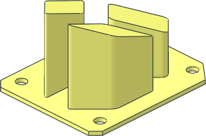 ~Electric Light & Sound Insectoid Tail 4 x 20 x 4.333 - Rubber Buttons