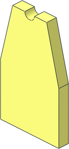 ~Electric Brick  2 x  2 x  0.667 Underside Metal Clamp