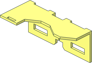 ~Electric Brick  2 x  2 x  0.667 Top Inside Metal