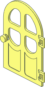 Door Arched  5 x  7.5 for Frame  7 x  8 Fabuland