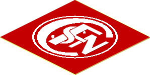 Sticker  1.3 x  1.3 with White French Railways Logo ("SNCF")