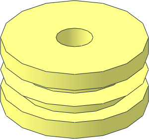 ~Technic Pneumatic Cylinder  1 x  1 Gasket