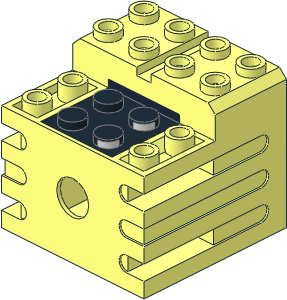 Electric Technic Mini-Motor  9V - Body Assembly