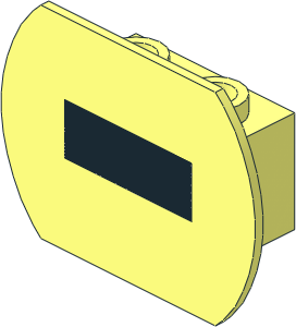 ~Electric Technic Motor Back with Centre Pin Hole (Obsolete)