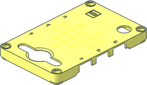 ~Electric Powered Up 6 Port Hub Top with Dot Matrix Heart Pattern