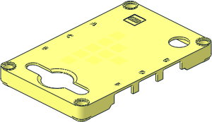 ~Electric Powered Up  6 Port Hub Top with Dot Matrix Right Arrow Pattern