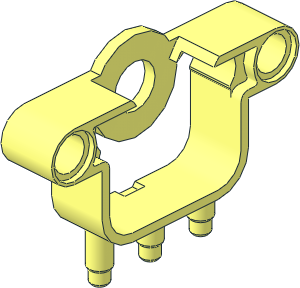~Technic Pneumatic Valve with Axle Hole Body