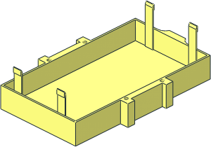 ~Electric Powered Up 6 Port Hub Rechargeable Battery Bottom