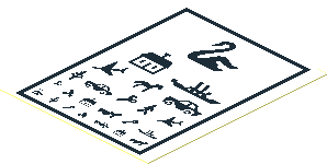 Sticker  2.3 x  1.9 with Eye Chart