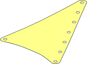 Sail 15 x 22 Triangular with  8 Holes