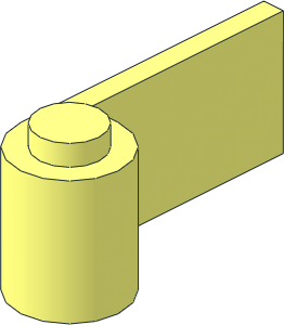 ~Door  1 x  3 x  3 Right with Window and Horizontal Handle - Upper