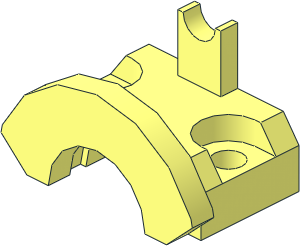 Electric Technic Motor 4.5V  6 x 17 x 5 Rear Gear Cover Upper Part