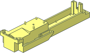 ~Electric Light & Sound Insectoid Tail  4 x 20 x  4.333 - Bottom Part
