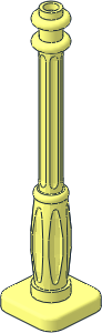 Support  2 x  2 x  7 Lamppost with  6 Base Flutes
