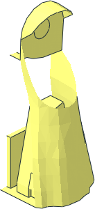 ~Figure Friends Legs with Full Length Skirt Half without Patternable Areas