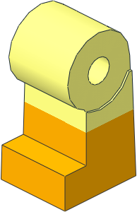 ~Minifig Leg Right with Bright Light Orange Lower Leg Pattern (Obsolete)