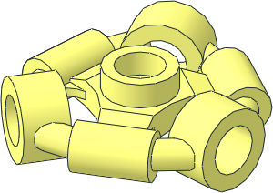 Holder Ring with  3 Bars and  3 Bar Tubes