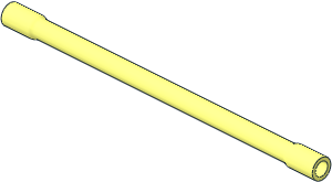 Technic Pneumatic Tube 10L with End Bulges