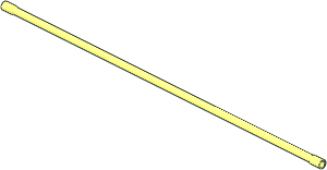 Technic Pneumatic Tube 28L with End Bulges