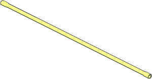 Technic Pneumatic Tube 27L with End Bulges