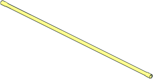 Technic Pneumatic Tube 30L with End Bulges