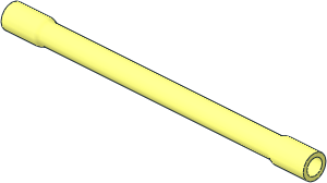 Technic Pneumatic Tube  8L with End Bulges