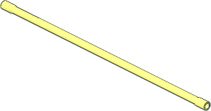 Technic Pneumatic Tube 19L with End Bulges