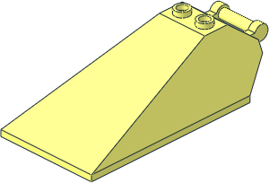 Windscreen  8 x  4 x  2 with Handle and  2 Studs