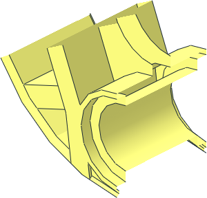 ~Wheel Rim 20 x 30 with 3 Pegholes - 1/6 Spoke