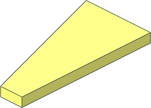 ~Wing  3 x  6 Right without Studs