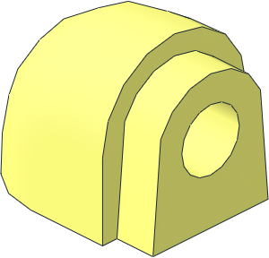 Minifig Mechanical Shoulder with two Bar-Holes