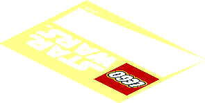 ~Lego and Star Wars Logos and White Line Pattern