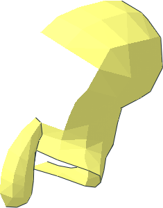 ~Minifig Head Spongebob Octopus Half without Front Surface