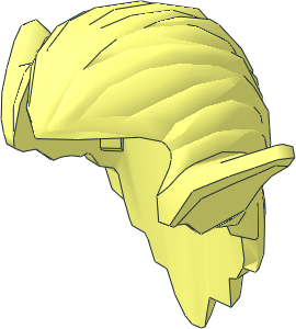 Minifig Hair Orc with Ears